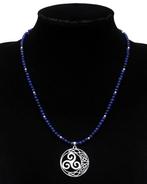 Lapis lazuli - Halsketting met Druïdische Triskel: De, Antiek en Kunst