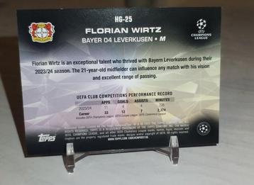 2024/25 Topps Chrome UCC Florian Wirtz #HG-25 Hidden Gems -