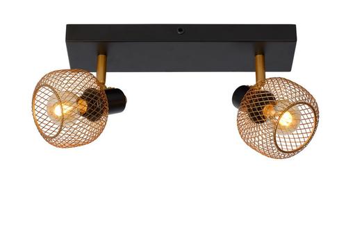 Lucide MAREN - Plafondspot - 2xE14 - Mat goud /, Huis en Inrichting, Lampen | Spots, Nieuw, Verzenden