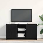 vidaXL TV Kast Zwart Eiken 102 x 37,5 x 52,5 cm Bewerkt hout, Huis en Inrichting, Kasten |Televisiemeubels, Verzenden, Nieuw