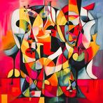 Marta Ellie (1985) - Velvet Labyrinth XXL, Antiek en Kunst, Kunst | Schilderijen | Modern