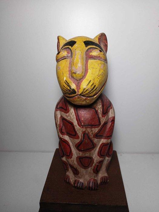 Prachtige luipaard - Yoruba - Nigeria (Zonder minimumprijs), Antiek en Kunst, Kunst | Niet-Westerse kunst