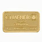 1 gram - Goud .999 - C. Hafner, Germany (Zonder, Postzegels en Munten