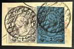 Oud Duitsland - Saksen 1855 - Saksen - schönes Briefstück, Timbres & Monnaies, Timbres | Europe | Allemagne