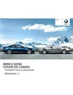 2010 BMW 6 SERIE COUPÉ & CABRIO BROCHURE NEDERLANDS, Nieuw, Ophalen of Verzenden