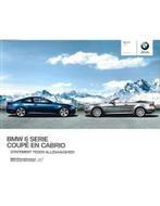 2010 BMW 6 SERIE COUPÉ & CABRIO BROCHURE NEDERLANDS, Ophalen of Verzenden, Nieuw