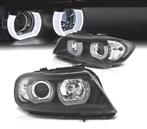 PHARES BMW E90 E91 05-08 ANGEL EYES LED 3D FOND NOIR, Auto-onderdelen, Verlichting, Verzenden, Nieuw