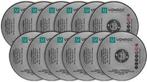 VONROC Doorslijpschijven set - Ø 76mm - 12 stuks - voor, Doe-het-zelf en Bouw, Ophalen of Verzenden, Nieuw