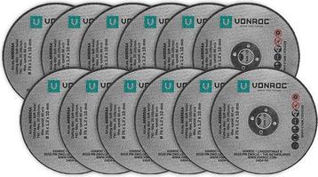 VONROC Doorslijpschijven set - Ø 76mm - 12 stuks - voor beschikbaar voor biedingen