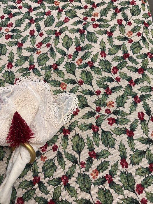 san leucio - Prachtige gobelin tafelkleed met kerstthema. -, Diversen, Kerst