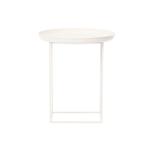 Duke side table | bijzettafel | wit | Norr11, Nieuw, Overige materialen, Rond, Scandinavisch