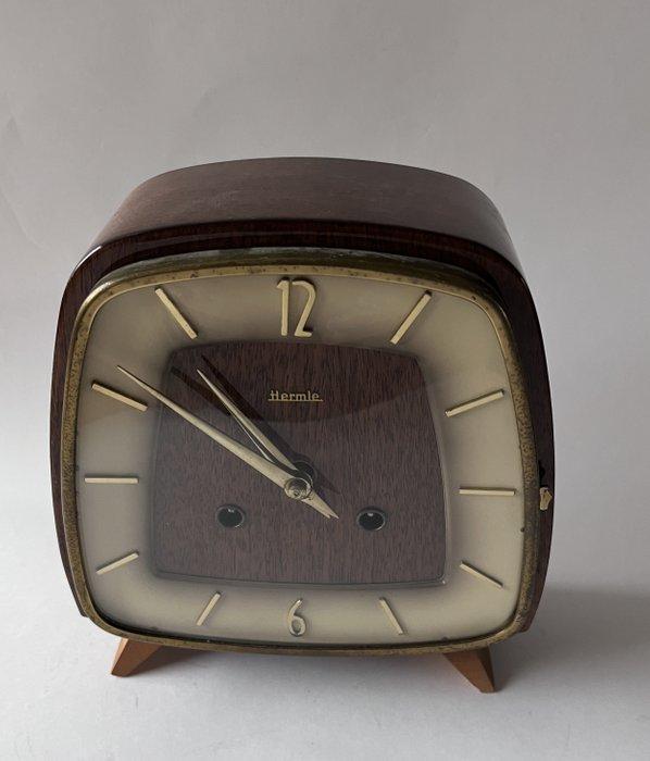 Bureauklok - Franz Hermle & Sohn Mid-century modern Hout en, Antiek en Kunst, Curiosa en Brocante
