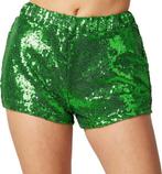 2dekans | Dressforfun Pailletten-short groen XXL -, Kleding | Dames, Ophalen of Verzenden, Nieuw