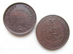 Pays-Bas. Medal 2 stuks met betrekking tot protestanisme, Postzegels en Munten
