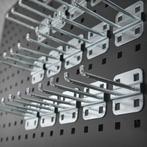 Datona Gereedschapshaak dubbel - 10 cm (20 stuks) - Datona, Doe-het-zelf en Bouw, Ophalen of Verzenden, Nieuw