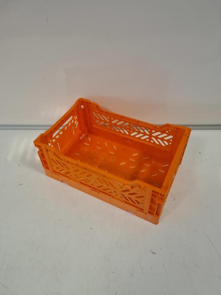 AyKasa opvouwbare krat Mini 27x17x10.5 cm nieuw Oranje, Doe-het-zelf en Bouw, Kratten en Dozen, Ophalen of Verzenden