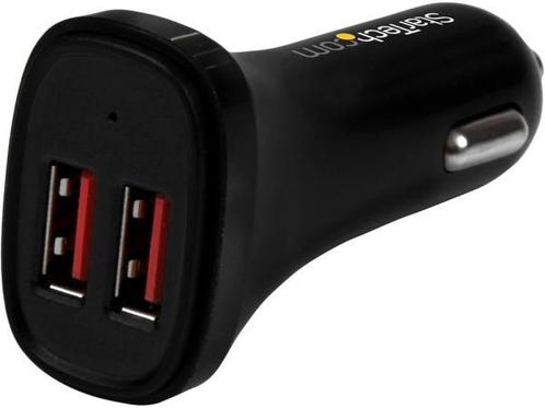Veiling - StarTech.com Dual Port USB Autolader - 24W/4,8A, Telecommunicatie, Autoladers, Nieuw