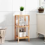 vidaXL Badkamerrekje 36x36x79 cm massief walnotenhout, Huis en Inrichting, Verzenden, Nieuw