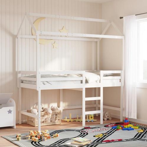 vidaXL Kinderbedhuisje 217x95,5x159 cm massief grenenhout, Huis en Inrichting, Slaapkamer | Bedden, Nieuw, Verzenden