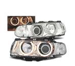 PHARES POUR BMW E38 98-01 H7 H7 ANGEL EYES CHROMÉ, Verzenden
