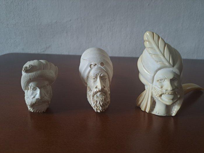 Zonder minimumprijs - Meerschuim pijp - meerschaum - (3), Collections, Articles de fumeurs, Briquets & Boîtes d'allumettes