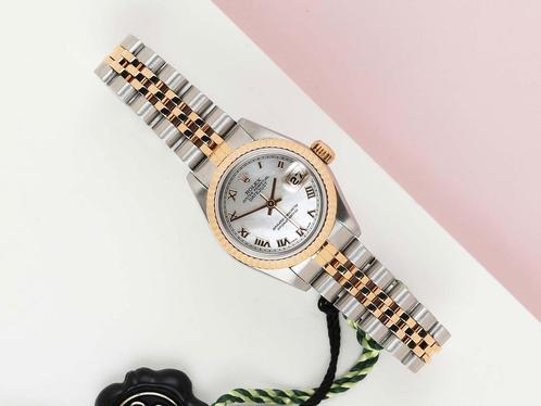 Rolex Lady-Datejust 26 69173 uit 1996, Handtassen en Accessoires, Horloges | Dames, Verzenden