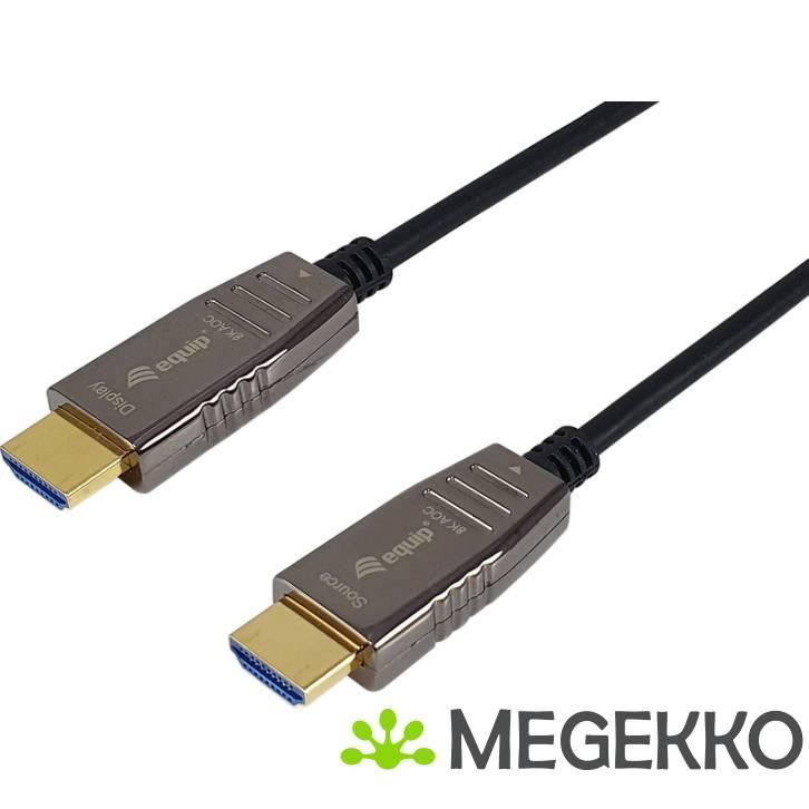 Equip 119451 HDMI kabel HDMI Type A (Standaard) Zwart, Computers en Software, Overige Computers en Software, Nieuw, Verzenden