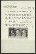 Italiaanse oude staten - Sicilië - 20 gr. donker arduin + 2, Gestempeld