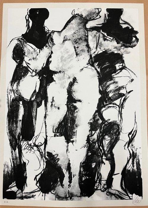 Markus Lüpertz (1941) - Drei Grazien, Antiek en Kunst, Antiek | Overige Antiek