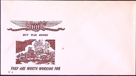 Amerikaanse envelop WWII (lijst optie), Verzamelen, Militaria | Tweede Wereldoorlog, Foto of Poster, Verzenden