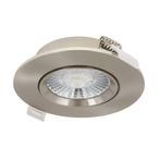 LED Inbouwspot - Hydra - slim-fit - 6w - dim2warm - Zilver, Verzenden
