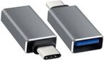 DrPhone - USB-C naar USB-A adapter OTG Converter USB 3.0, Informatique & Logiciels, Pc & Câble réseau, Verzenden