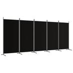 Kamerscherm 5 panelen Zwart | Retour Deal | 55% Korting, Verzenden, Nieuw