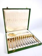 Orfèvrerie Wiskemann - Dessertservies (13) - Verguld,