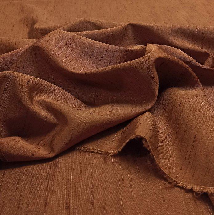 A461 - 600 x 140 cm - Fantastico Shantung di puro lino -, Antiek en Kunst, Antiek | Tapijten, Tafelkleden en Textiel