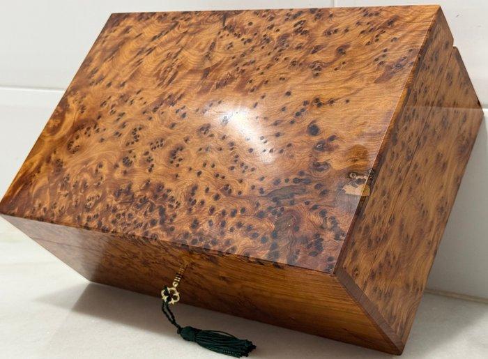 Kist - Palissander, Thuya, Satijnhout, Antiek en Kunst, Curiosa en Brocante