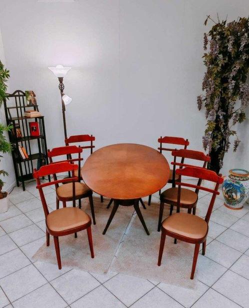 Table à manger - Acajou - Ensemble de table en acajou avec, Antiek en Kunst, Kunst | Designobjecten