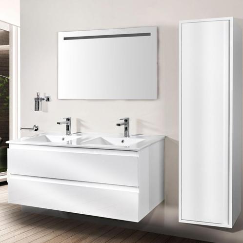 Badkamermeubelset BWS Sally 120 cm Twee Soft-Close Lades, Doe-het-zelf en Bouw, Sanitair, Bad, Nieuw, Ophalen of Verzenden