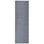 vidaXL Buitenkleed platgeweven 80x250 cm blauw, Huis en Inrichting, Stoffering | Tapijten en Vloerkleden, Verzenden, Nieuw