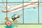 Tony Fernandez - Donald Duck Missed his Flight! - Original, Boeken, Stripverhalen, Nieuw