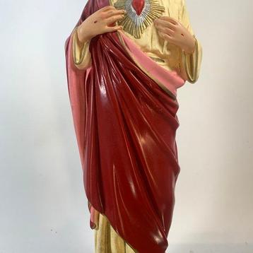Statue, Heilig Hart - 38 cm - Superbe sculpture en plâtre du