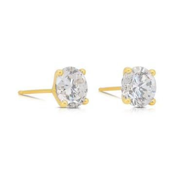 Oorbellen - 18 karaat Geel goud - 3.03ct. tw. Diamant