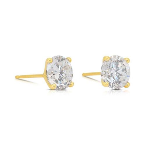 Oorbellen - 18 karaat Geel goud - 3.03ct. tw. Diamant, Handtassen en Accessoires, Oorbellen
