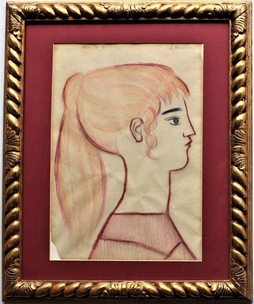 Antonio Bueno (1918-1984) - Profilo, Antiek en Kunst, Kunst | Schilderijen | Modern