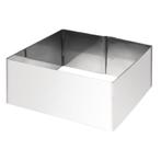 Mousse ring RVS vierkant | 80x80x35(h)mm Vogue  Vogue, Verzenden, Nieuw in verpakking