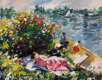 Anatoly Belonog (1946) - Jardins Fleuris au Bord de la, Antiquités & Art