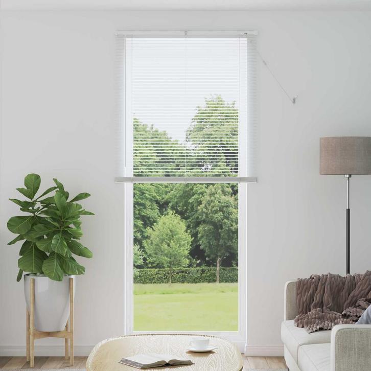 vidaXL Venetiaan Blind Wit 213 x 70 cm PVC, Huis en Inrichting, Stoffering | Gordijnen en Lamellen, Nieuw, Verzenden