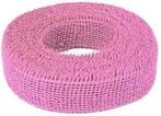 Jute band Roze 5 cm rol 40 meter