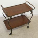 Ronchetti & Porro - Serveerwagen - Hout, Messing - Vintage
