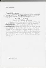 Oswald Spengler en Der Untergang des Abendlandes / Speculum, Verzenden, Gelezen, Frits Boterman